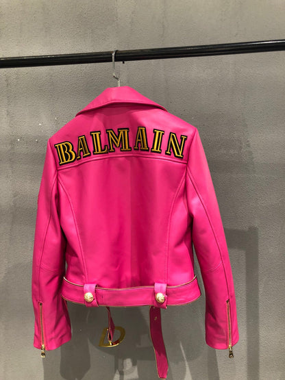 BALMA  Leather Jacket 2 Color 's