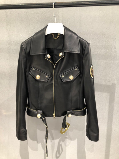 BALMA  Leather Jacket 2 Color 's