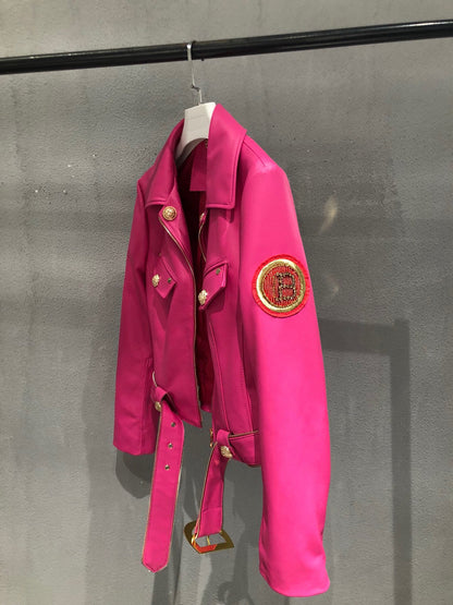 BALMA  Leather Jacket 2 Color 's