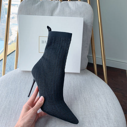 BALMA Boots Thigh RAVEN  2 Color 's