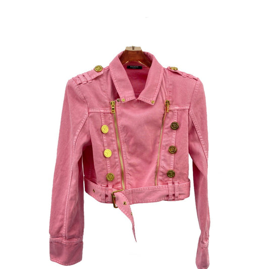 Balma*in Jeans Jacket Pink