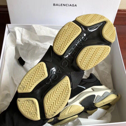 SNBAL  Triple S Black White Sneakers