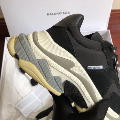 SNBAL  Triple S Black White Sneakers