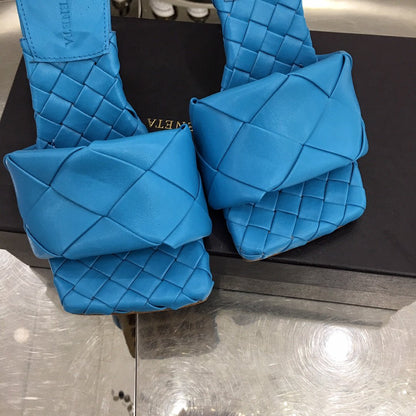 Bot Venet Shoes Blue Heels Lido