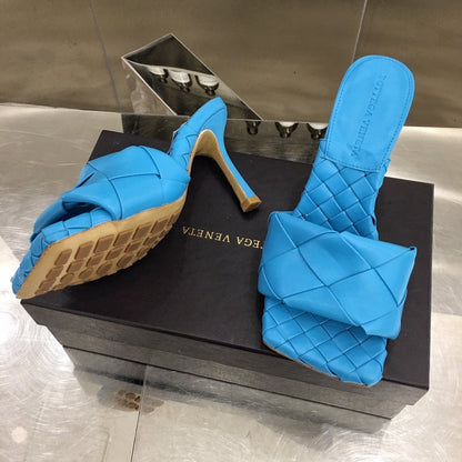 Bot Venet Shoes Blue Heels Lido