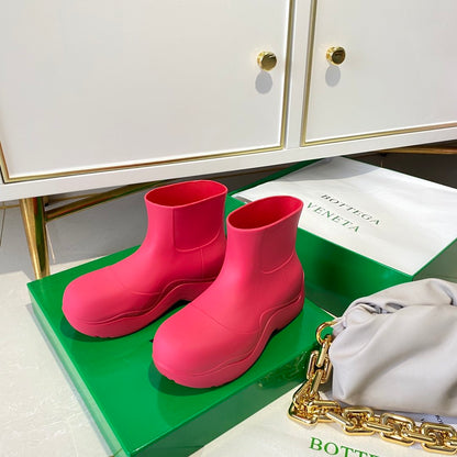 Bot Venet Puddle Boots Croc Fuchsia