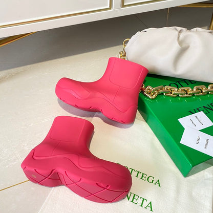 Bot Venet Puddle Boots Croc Fuchsia