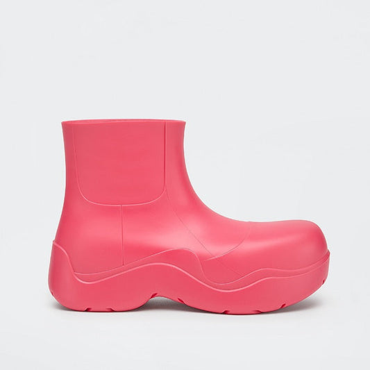 Bot Venet Puddle Boots Croc Fuchsia