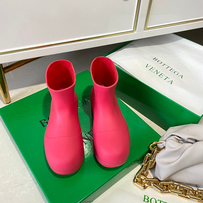 Bot Venet Puddle Boots Croc Fuchsia
