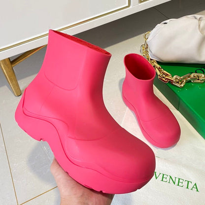Bot Venet Puddle Boots Croc Fuchsia