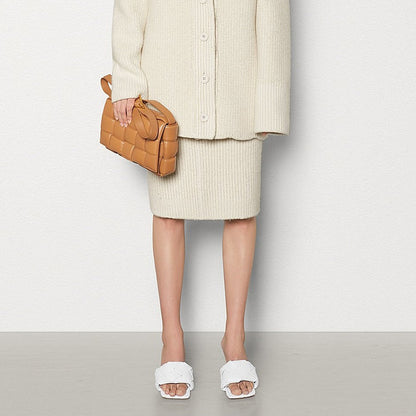 Bot Venet Shoes White Heels Lido