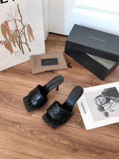 Bot Venet Shoes Black Heels Lido