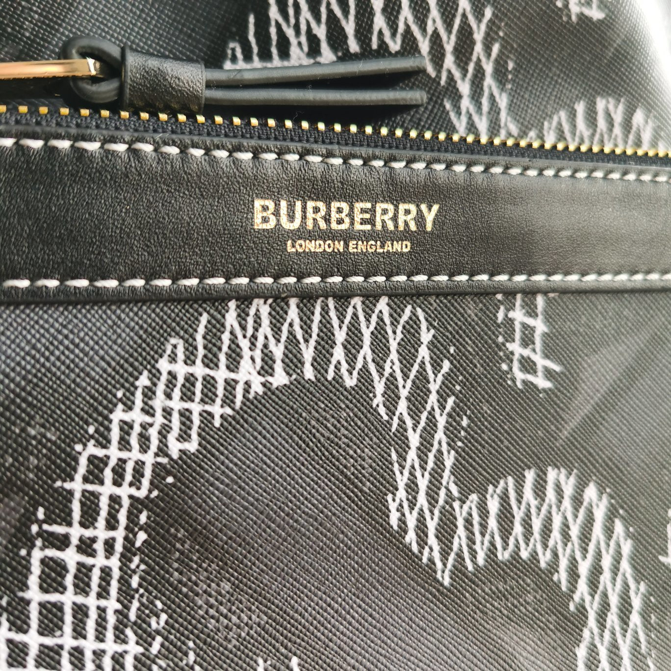 *BURBBER Tote Bag Black