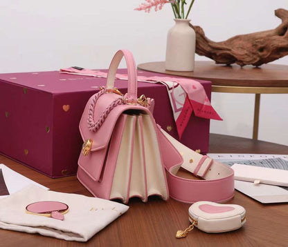 BLG Leather  Bag 20 cm 2 Color 's Pink