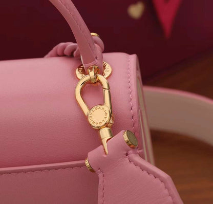 BLG Leather  Bag 20 cm 2 Color 's Pink