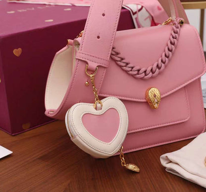 BLG Leather  Bag 20 cm 2 Color 's Pink