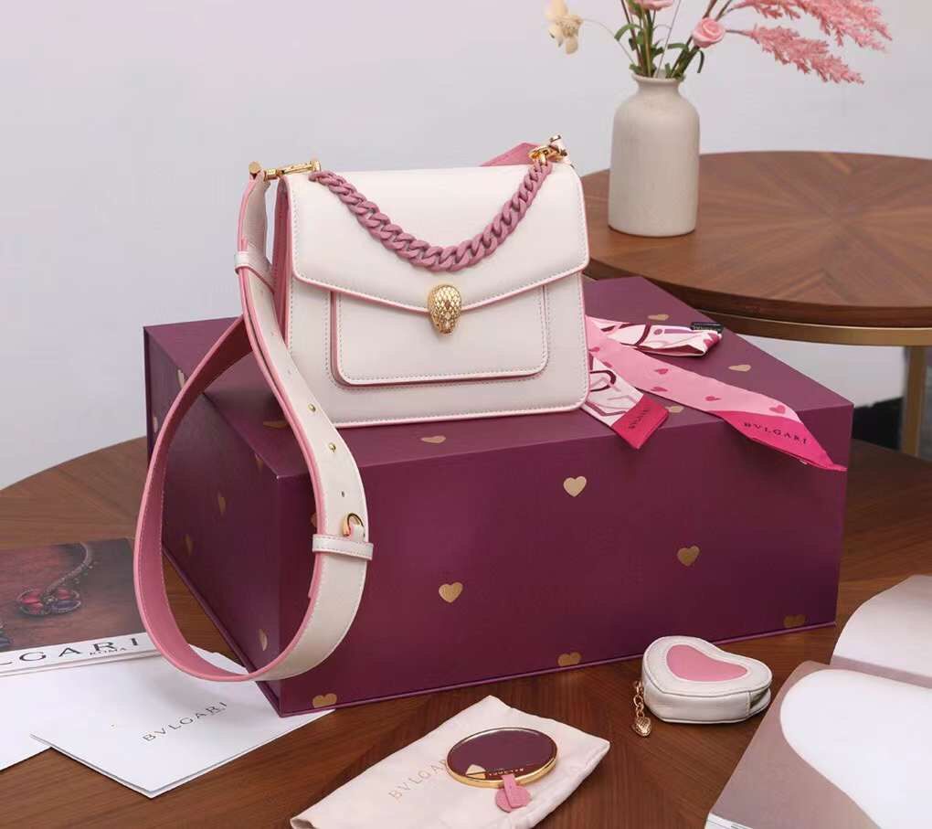 BLG Leather  Bag 20 cm 2 Color 's Pink