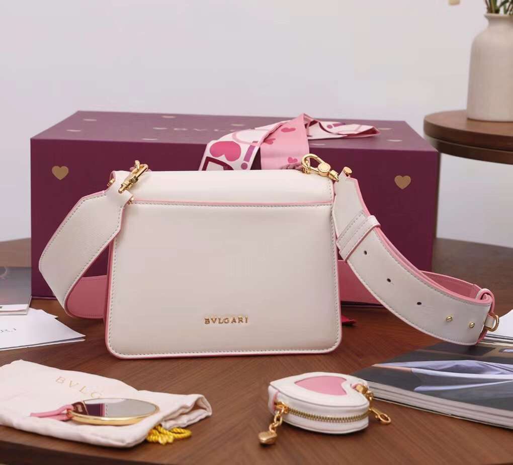 BLG Leather  Bag 20 cm 2 Color 's Pink