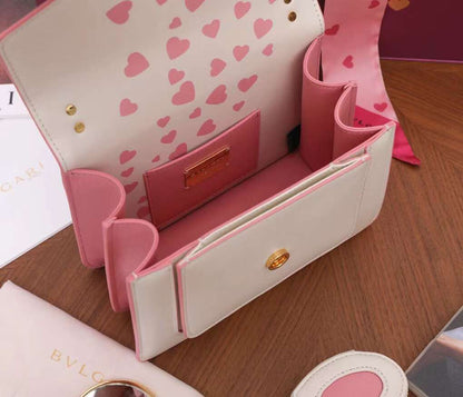 BLG Leather  Bag 20 cm 2 Color 's Pink