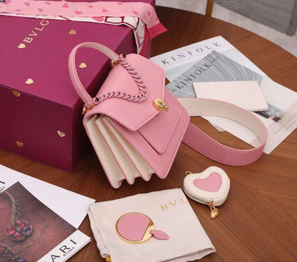 BLG Leather  Bag 20 cm 2 Color 's Pink