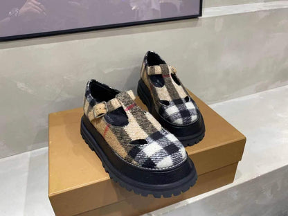 *BURBBER Shoes Wedge