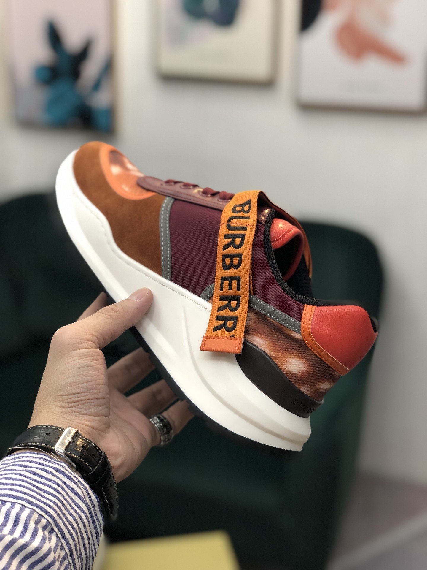 *BURBBER Sneakers Orange