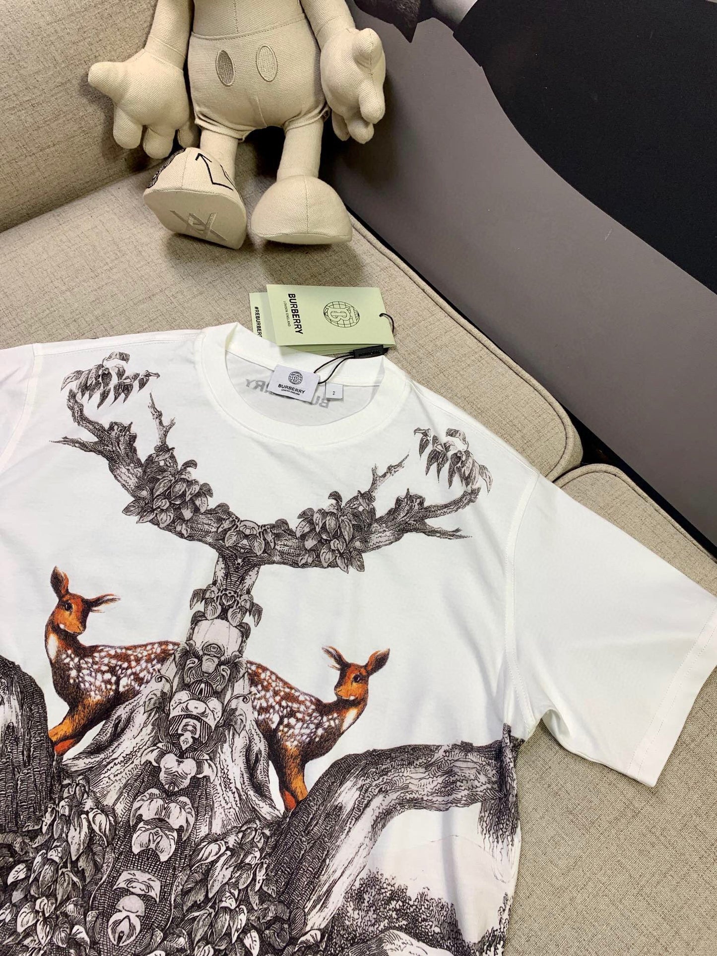 *BURBBER T- shirt Oversized Woman