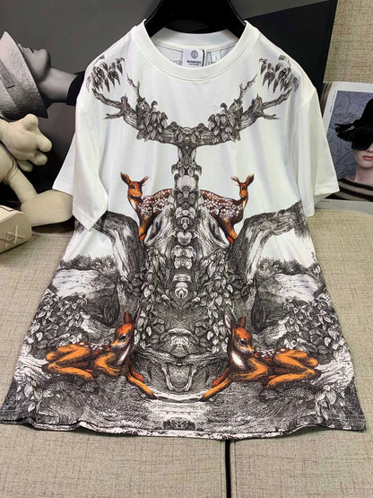 *BURBBER T- shirt Oversized Woman