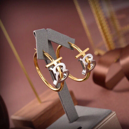 *BURBBER  Earrings loop