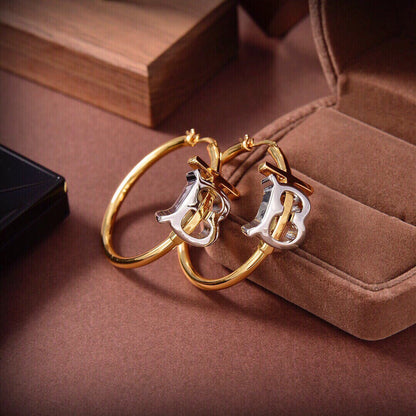 *BURBBER  Earrings loop