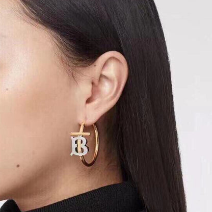 *BURBBER  Earrings loop