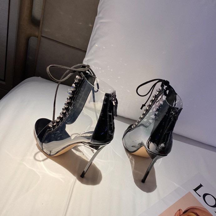 Casa dei Shoes Heels Black