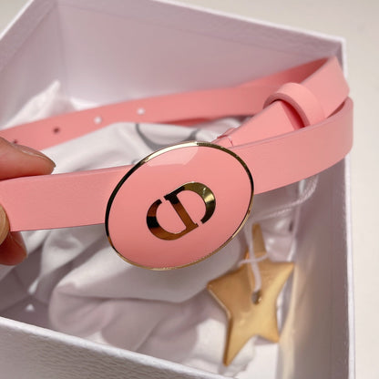 CHD Leather Belt Pink