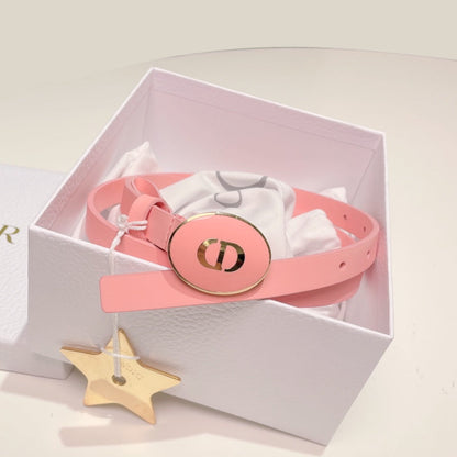 CHD Leather Belt Pink