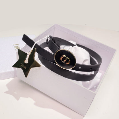 CHD Leather Belt Black