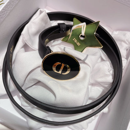 CHD Leather Belt Black