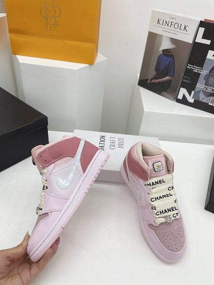 CHL Sneakers N*KE AJ1 Jordan Pink