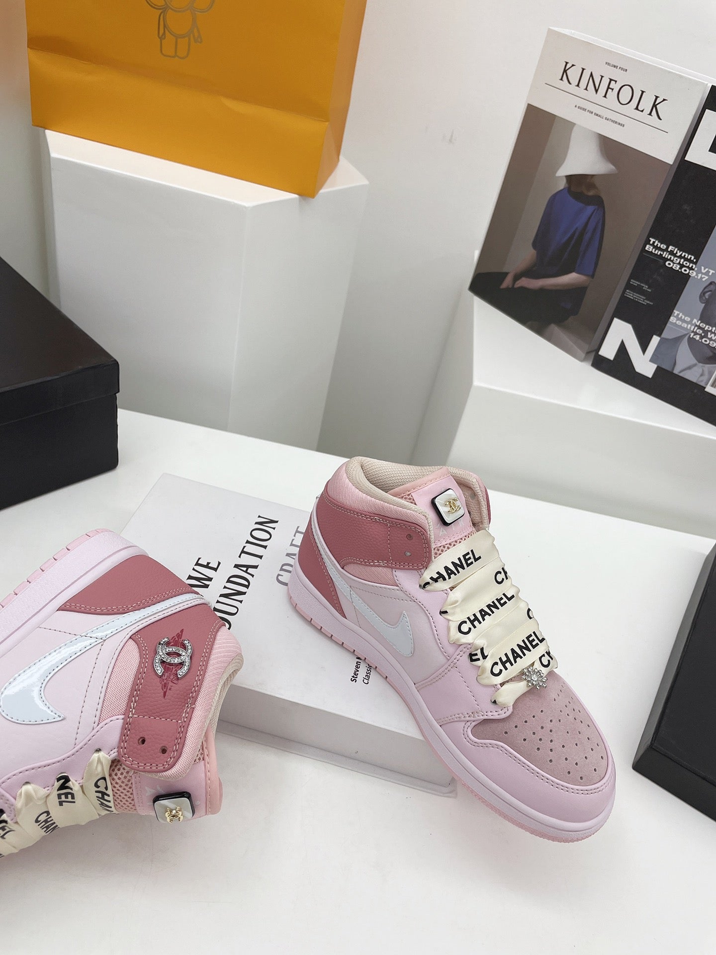 CHL Sneakers N*KE AJ1 Jordan Pink