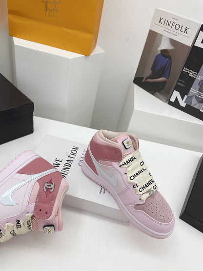 CHL Sneakers N*KE AJ1 Jordan Pink