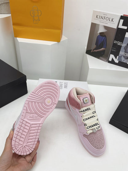 CHL Sneakers N*KE AJ1 Jordan Pink