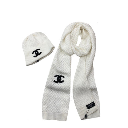 CHL Hat and Scarf Set   Knitted 4 Color s