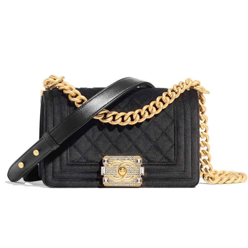 Chl Bag Velvet Black