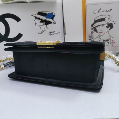 Chl Bag Velvet Black