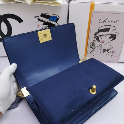 Chl Bag Velvet Blue