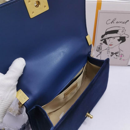 Chl Bag Velvet Blue