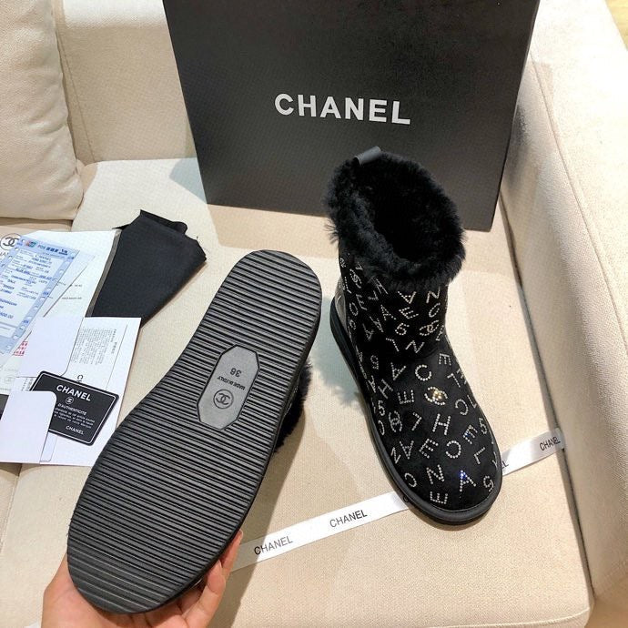 Chl UGG Boots Warm Black