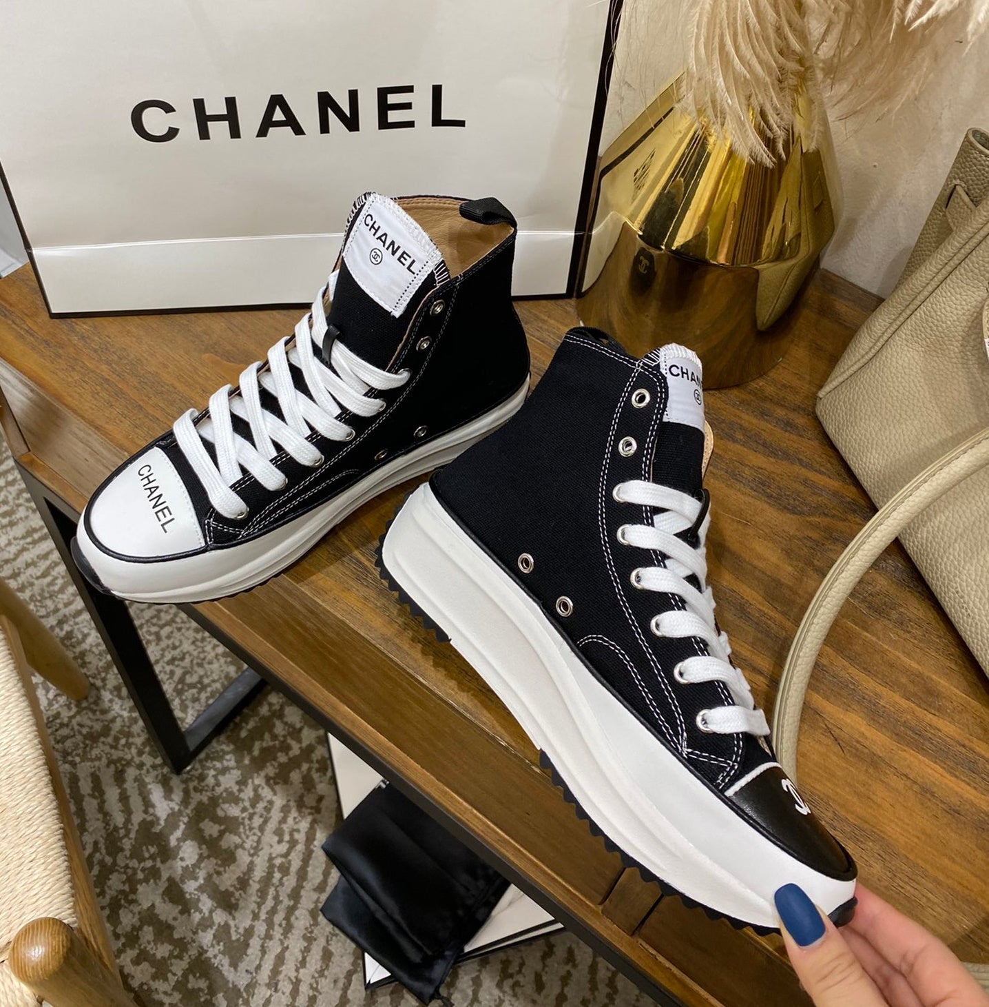 CHL Trainers  Sneakers Black High