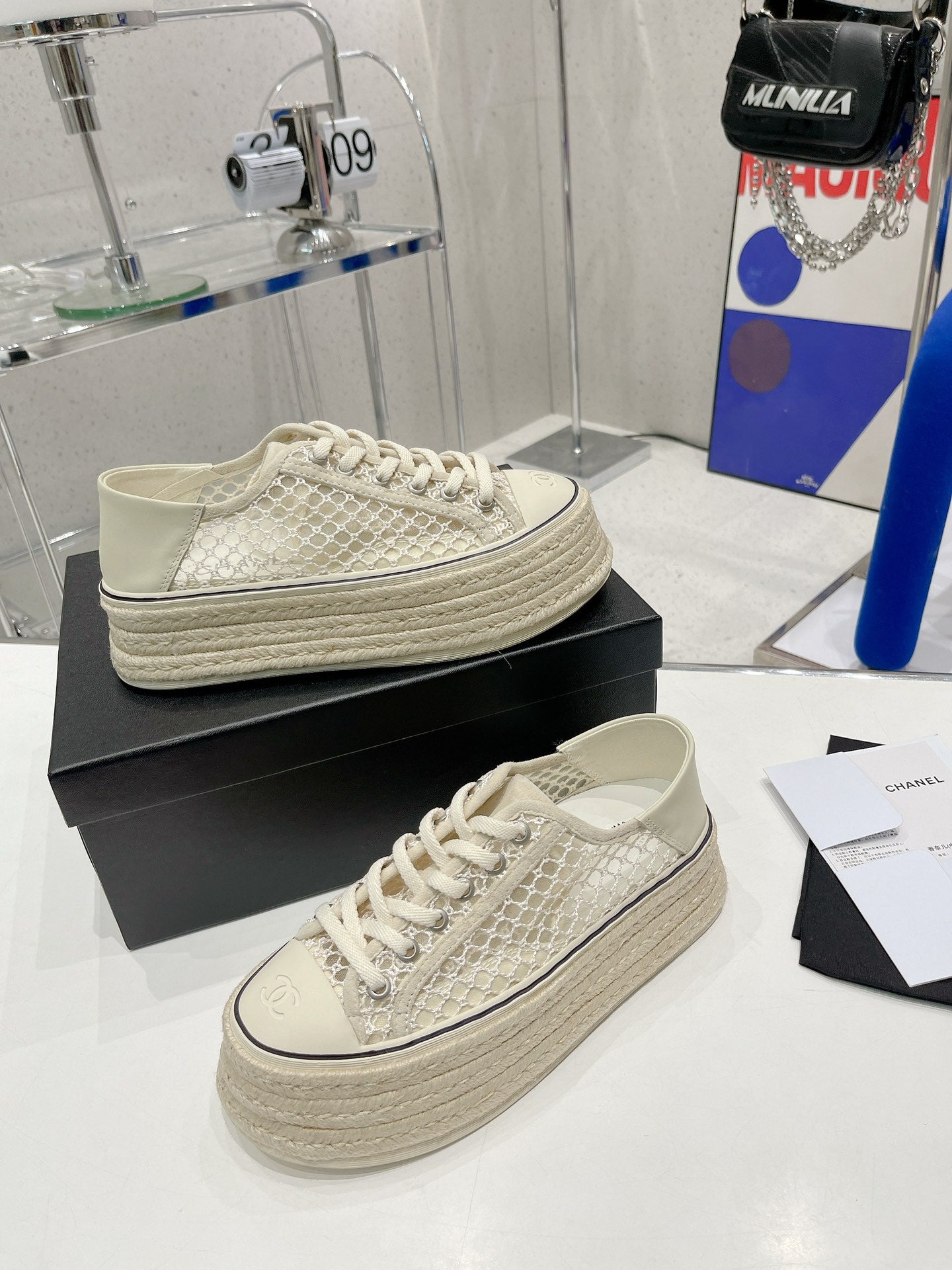 CHL  Shoes Wedge  Platforms Mesh