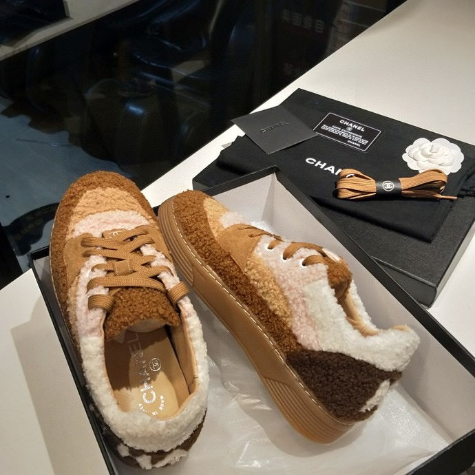 CHL Sneakers  Shearling Fur Brown