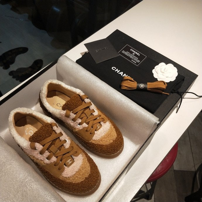 CHL Sneakers  Shearling Fur Brown